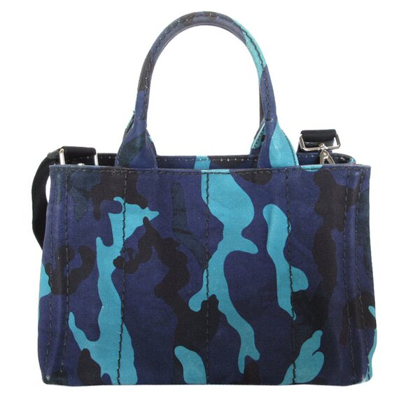 PRADA Black Canvas Shoulder Bag Shoulder Bags